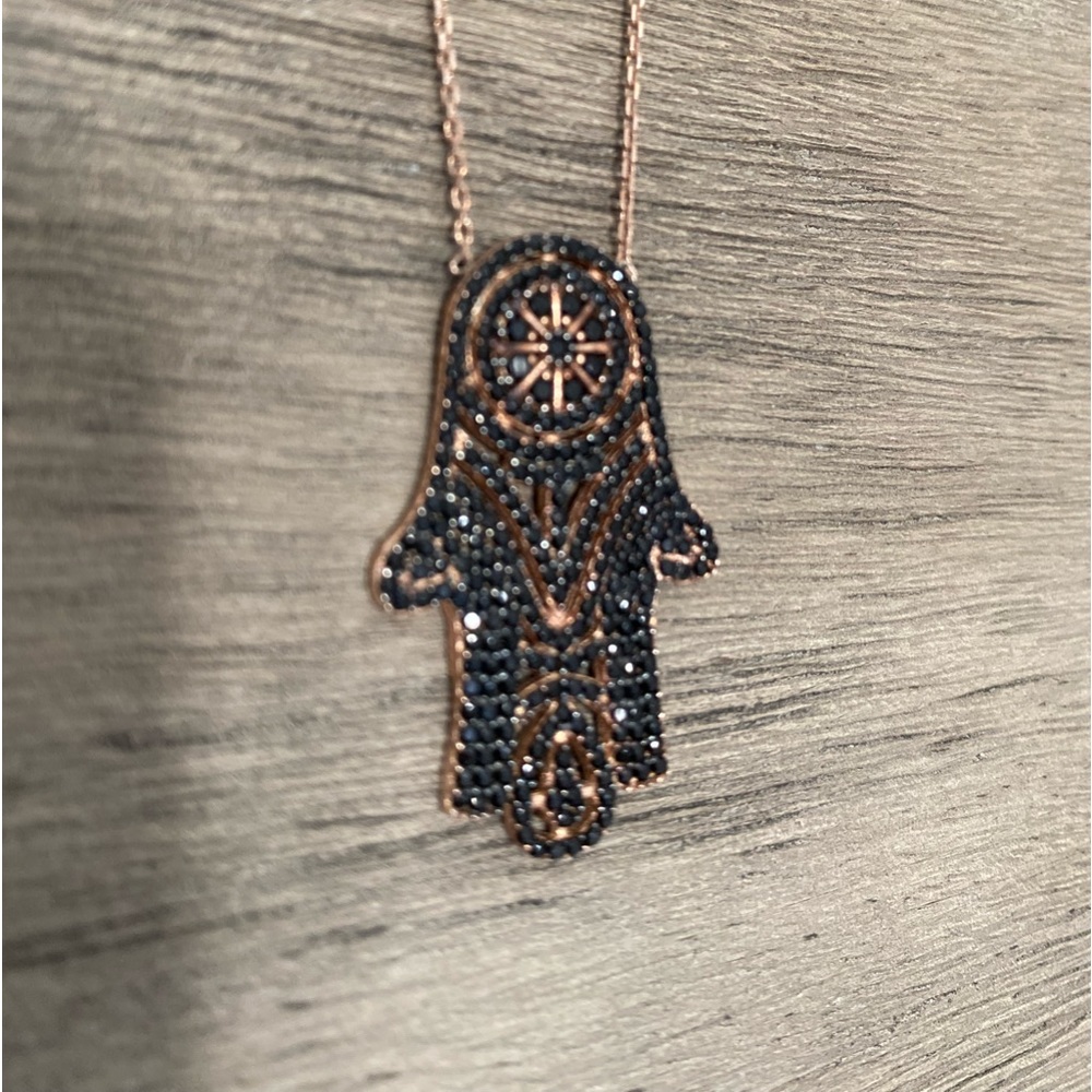 Hamsa necklace
